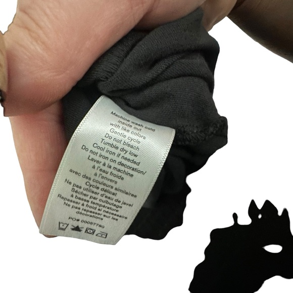 RAG & BONE Have A Nice Day T-Shirt Medium Black - Picture 8 of 9